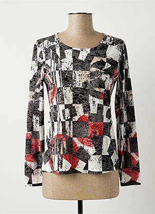 Tricou mâneci lungi mâneci lungi gri DIANE LAURY femeie