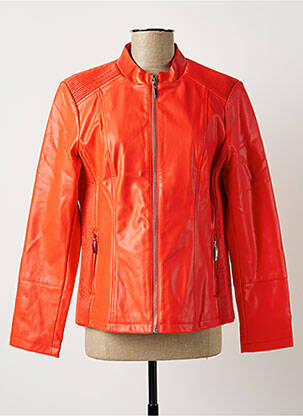 Geci din piele ecologică portocaliu DIANE LAURY femeie