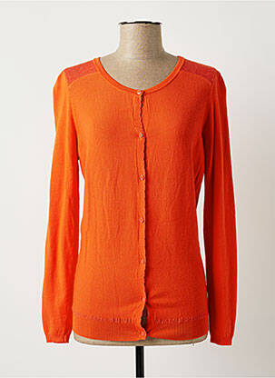 Vestă cu mâneci lungi portocaliu JULIE GUERLANDE femeie