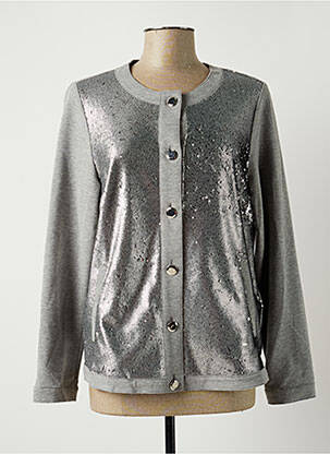 Jachete casual gri CHALOU femeie