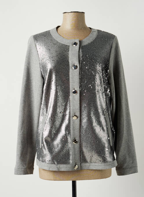 Jachete casual gri CHALOU femeie