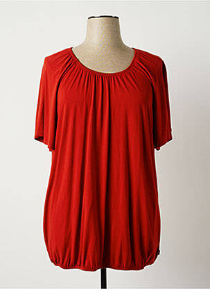 Tunică mâneci scurte portocaliu ZHENZI femeie