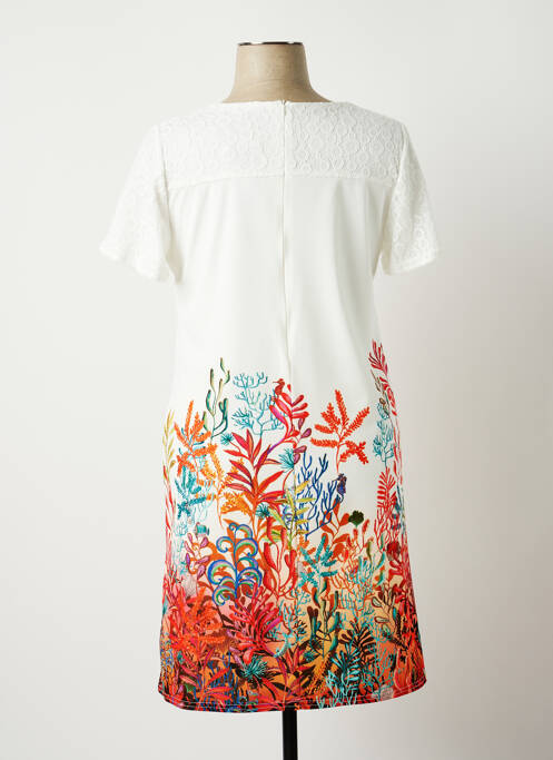 Rochie midi alb NIKI PARIS femeie