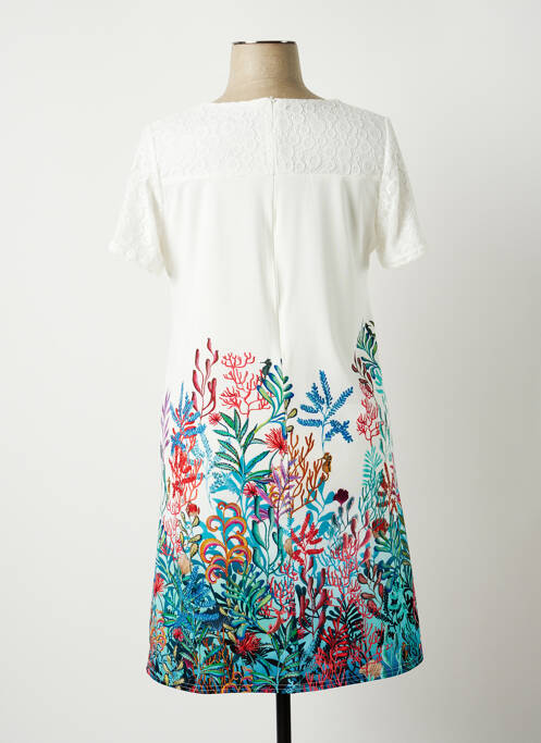 Rochie midi alb NIKI PARIS femeie