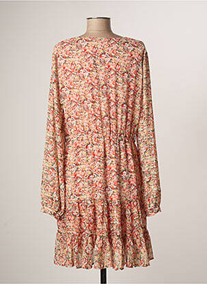 Rochie midi imprimeu floral mâneci lungi roz LOFTY MANNER femeie