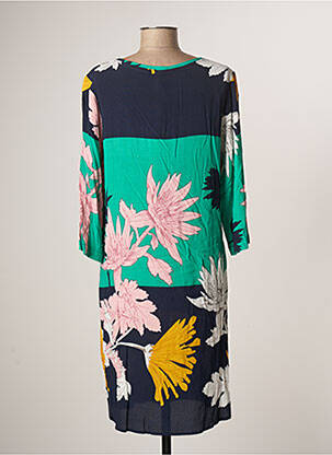Rochie midi imprimeu floral mâneci 3/4 albastru JENSEN femeie