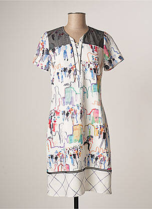 Rochie midi alb MERI & ESCA femeie