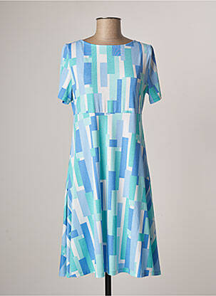 Rochie midi albastru MARBLE femeie