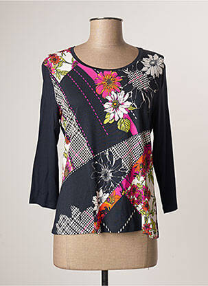 Tricou mâneci 3/4 mâneci 3/4 albastru FRANK WALDER femeie