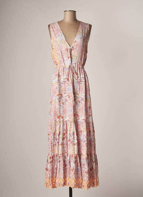 Rochie lungă portocaliu LAST QUEEN femeie