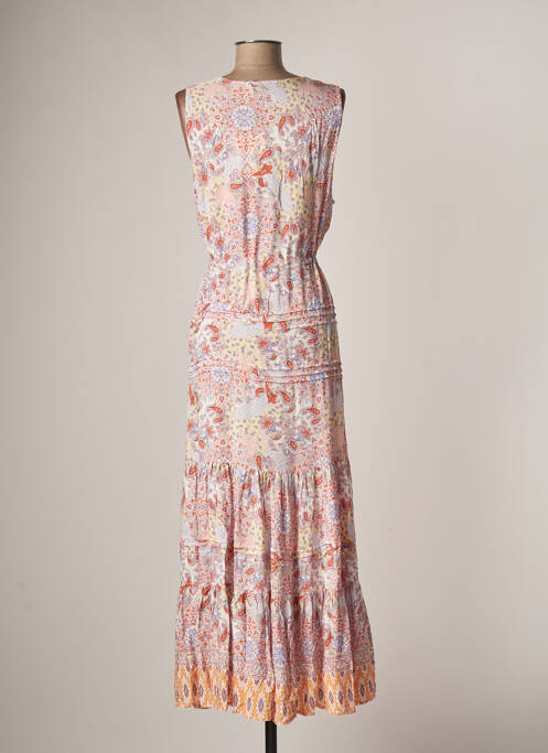 Rochie lungă portocaliu LAST QUEEN femeie