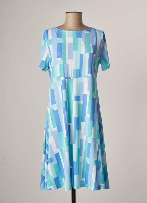 Rochie midi albastru MARBLE femeie