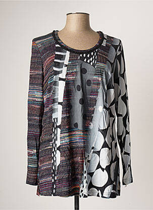 Tricou gri SEMPRE PIU BY CHALOU femeie