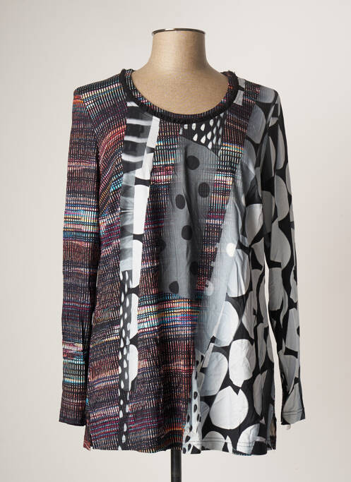 Tricou gri SEMPRE PIU BY CHALOU femeie