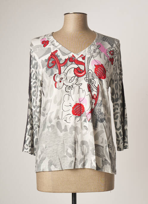 Tricou gri FRANK WALDER femeie