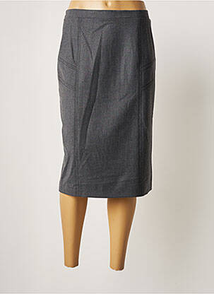 Fustă midi gri GRIFFON femeie