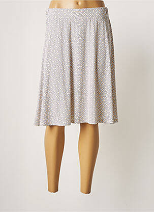 Fustă midi bej MARBLE femeie