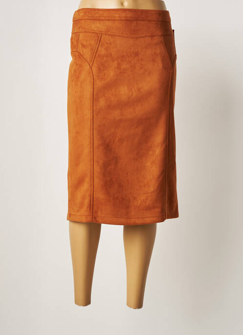 Fustă midi maro NIKI PARIS femeie