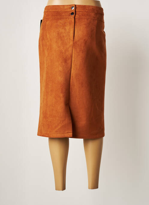 Fustă midi maro NIKI PARIS femeie