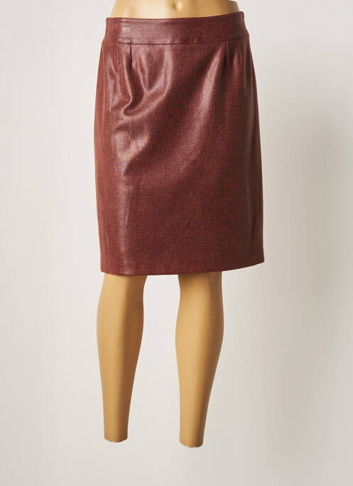 Fustă midi maro GEVANA femeie