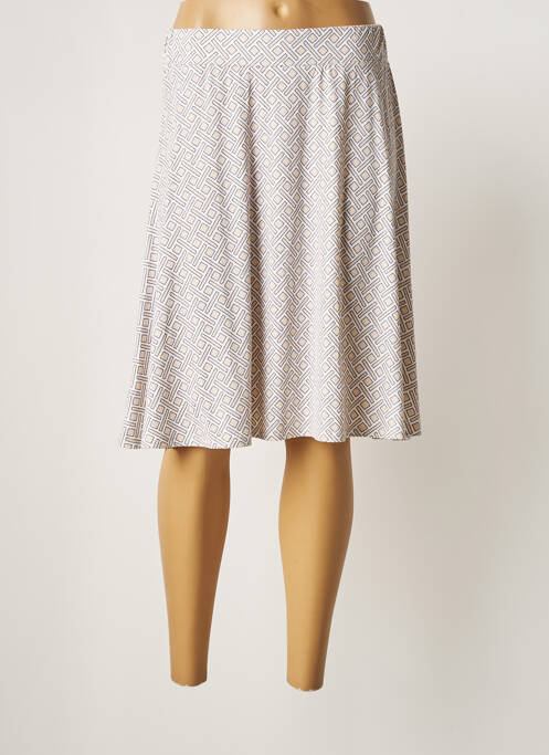 Fustă midi bej MARBLE femeie