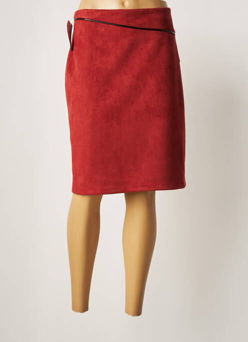 Fustă midi portocaliu NIKI PARIS femeie