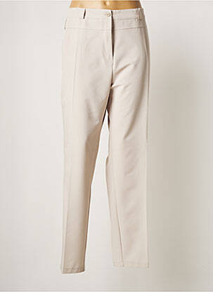 Pantalon slim bej NIKI PARIS femeie