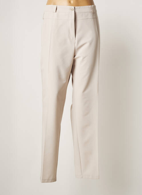 Pantalon slim bej NIKI PARIS femeie