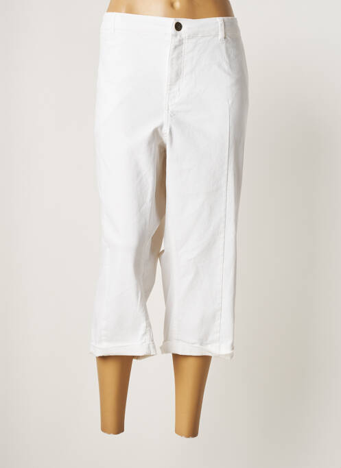 Pantalon trei sferturi alb ADIA femeie