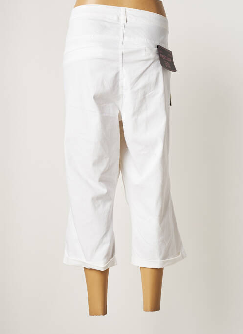 Pantalon trei sferturi alb ADIA femeie