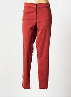 Pantalon slim portocaliu ZELI femeie