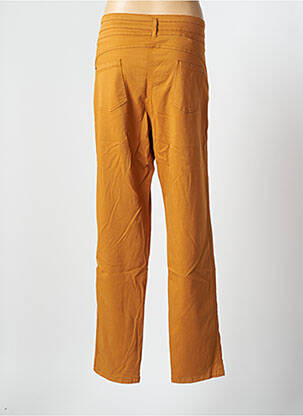 Pantalon drept elasticitate mărime normală portocaliu ZELI femeie