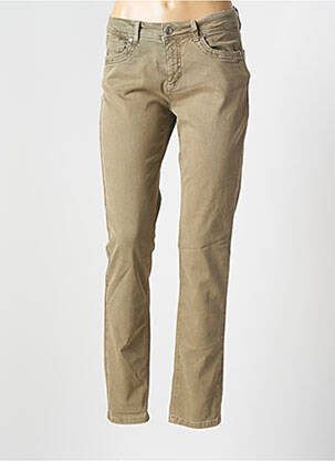 Pantalon slim talie joasă talie joasă verde JENSEN femeie