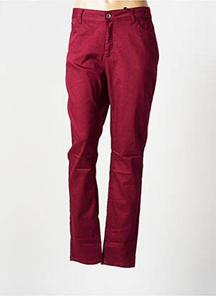 Pantalon slim elasticitate mărime normală roșu JENSEN femeie