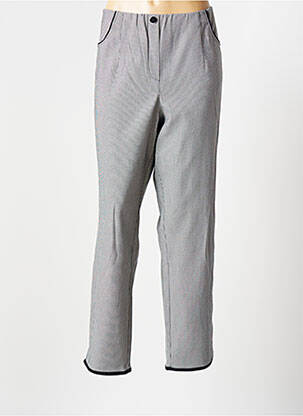 Pantalon drept elasticitate mărime normală negru SEMPRE PIU BY CHALOU femeie