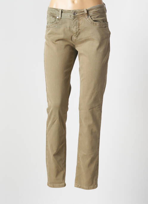 Pantalon slim verde JENSEN femeie