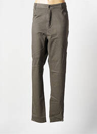 Pantalon drept elasticitate mărime normală verde GEVANA femme