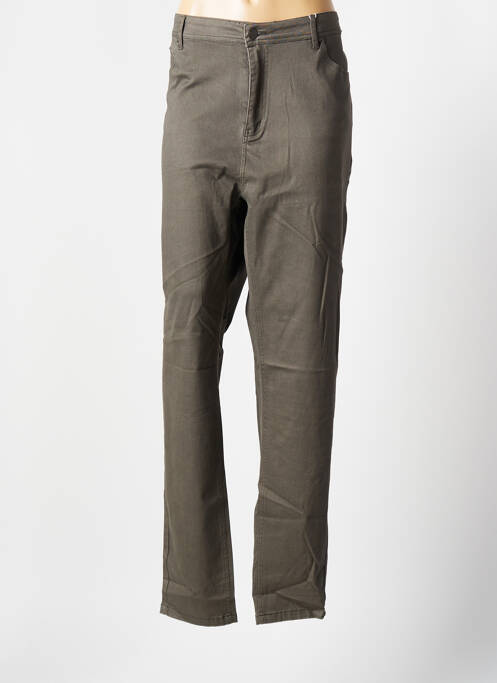 Pantalon drept verde GEVANA femeie