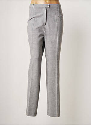 Pantalon drept gri ANNE KELLY femeie