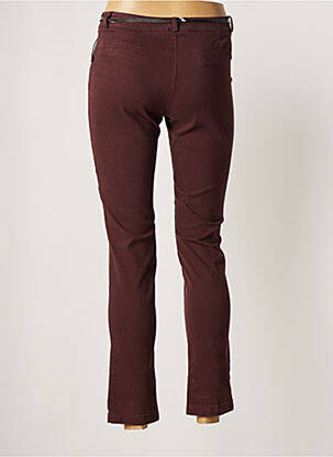 Pantalon 7/8 elasticitate mărime normală roșu LA FEE MARABOUTEE femeie