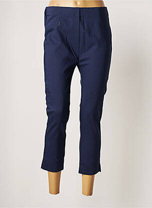 Pantalon trei sferturi albastru MARBLE femeie