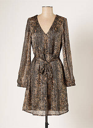 Rochie midi maro VERO MODA femeie