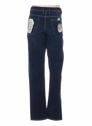 Pantalon drept buzunare talie joasă albastru JACOB COHEN femeie