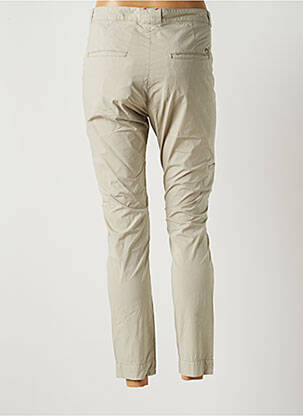 Pantalon 7/8 țesătură poplin mărime normală gri RA-ER femeie