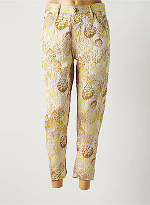 Pantalon 7/8 bej RA-ER femeie