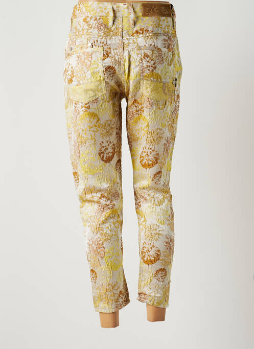 Pantalon 7/8 bej RA-ER femeie