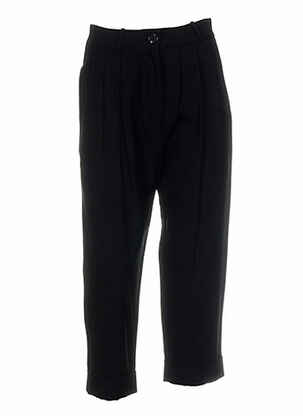 Pantalon trei sferturi mărime normală mărime normală negru DEVASTEE femeie