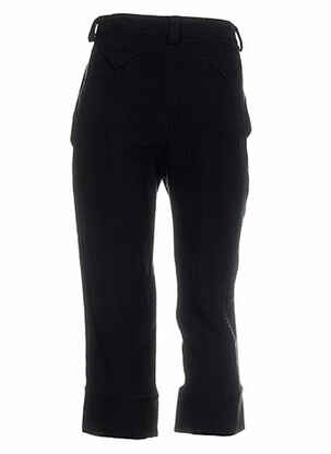 Pantalon trei sferturi talie joasă talie joasă negru DEVASTEE femeie