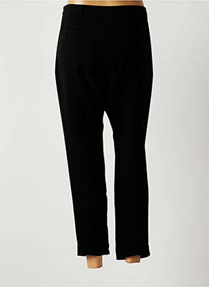 Pantalon 7/8 talie înaltă talie înaltă negru ALMA LIBRE femeie