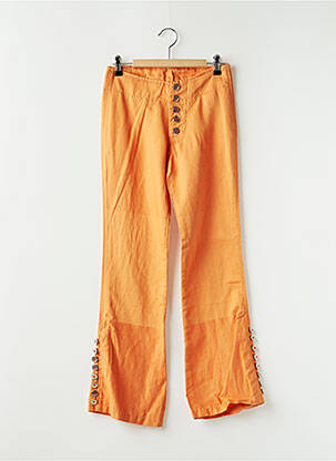 Pantalon 7/8 țesătură poplin mărime normală portocalie MARITHE & FRANCOIS GIRBAUD femeie